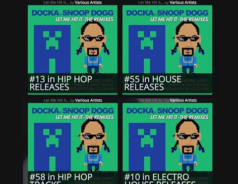 DOCKA & Snoop Dogg’s “Let Me Hit It” Remixes Topping the Charts for Two Weeks!